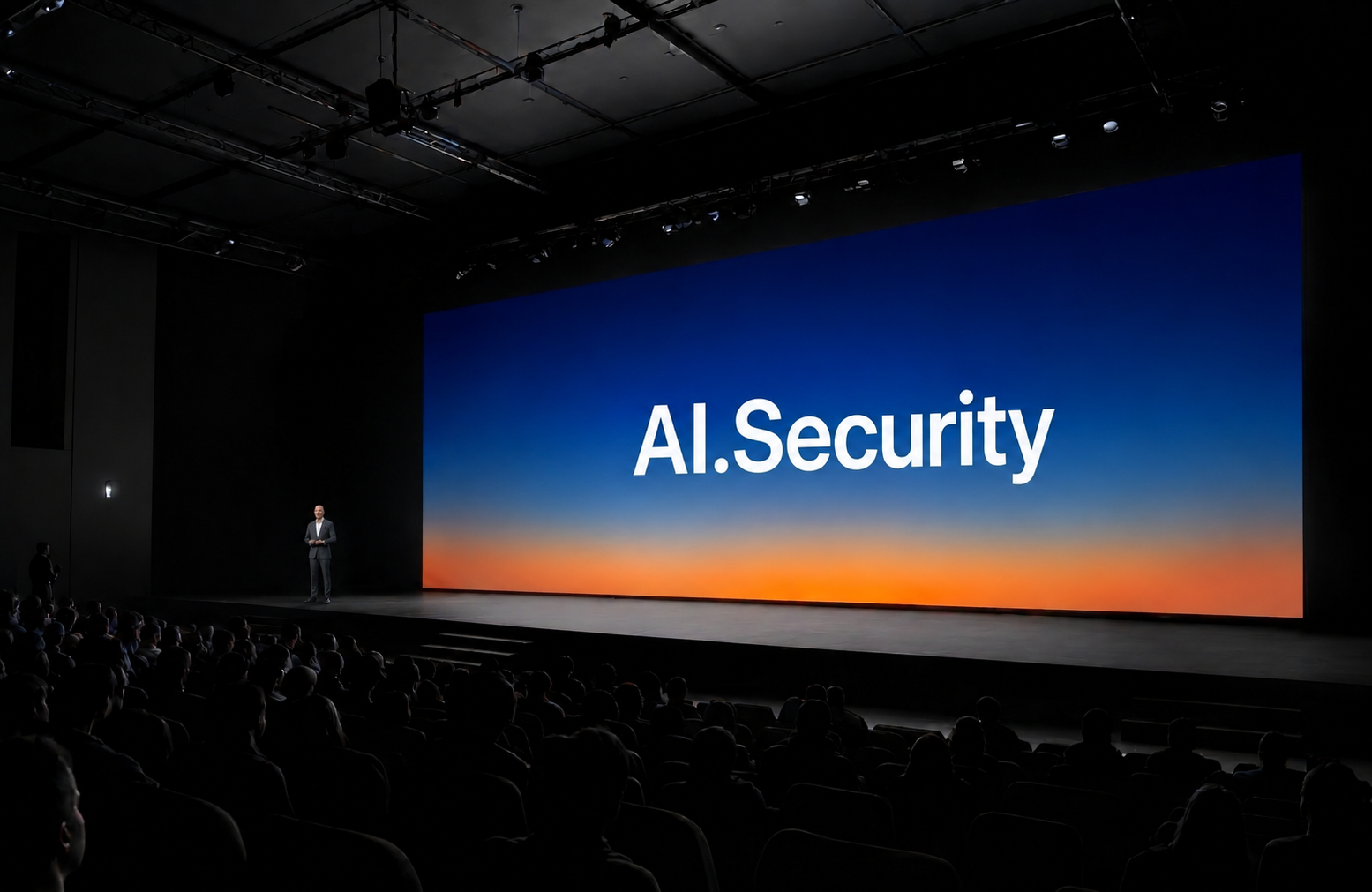 Visualization of algorithm security layers protecting AI models